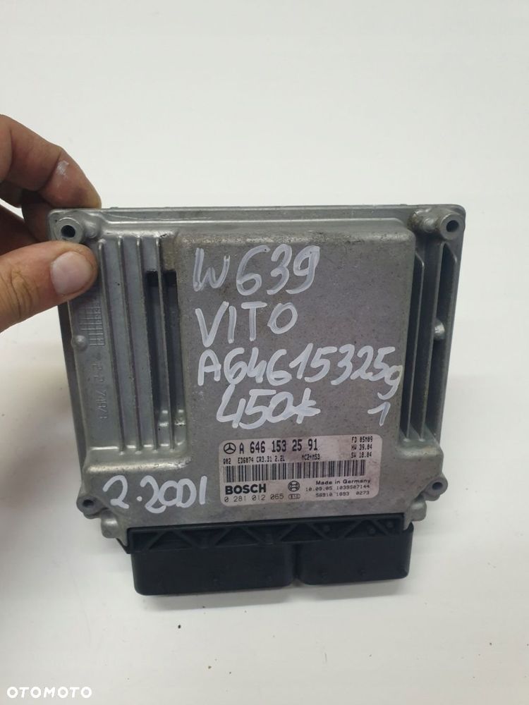 KOMPUTER STEROWNIK SILNIIKA MERCEDES BENZ VITO W639 2.2 CDI A6461532591 - 2