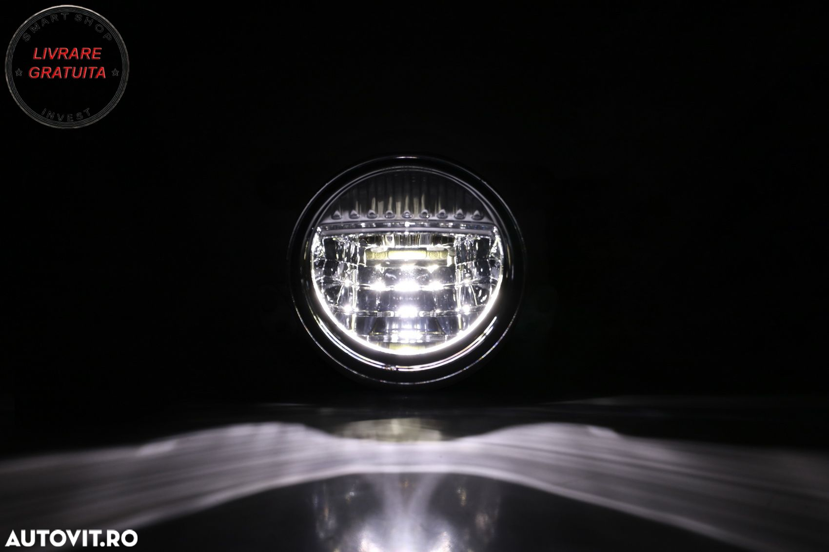 Proiectoare Ceata Full LED Dublu Proiector Jeep Wrangler JK TJ JL (1996-2018) 4 In- livrare gratuita - 5