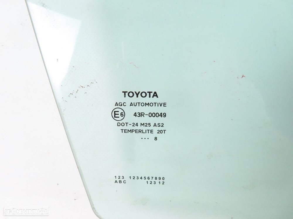 Vidro da porta Direito/Frente Seminovo/ Original TOYOTA AURIS (_E18_)/TOYOTA AUR... - 2