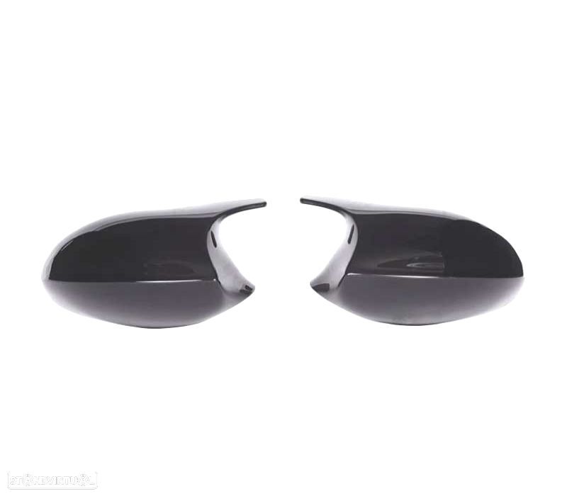 CAPAS DE ESPELHOS RETROVISORES BMW E90 E91 E92 E93 E81 E87 E82 E83 04-09 LOOK M4 04-09 PRETO - 2