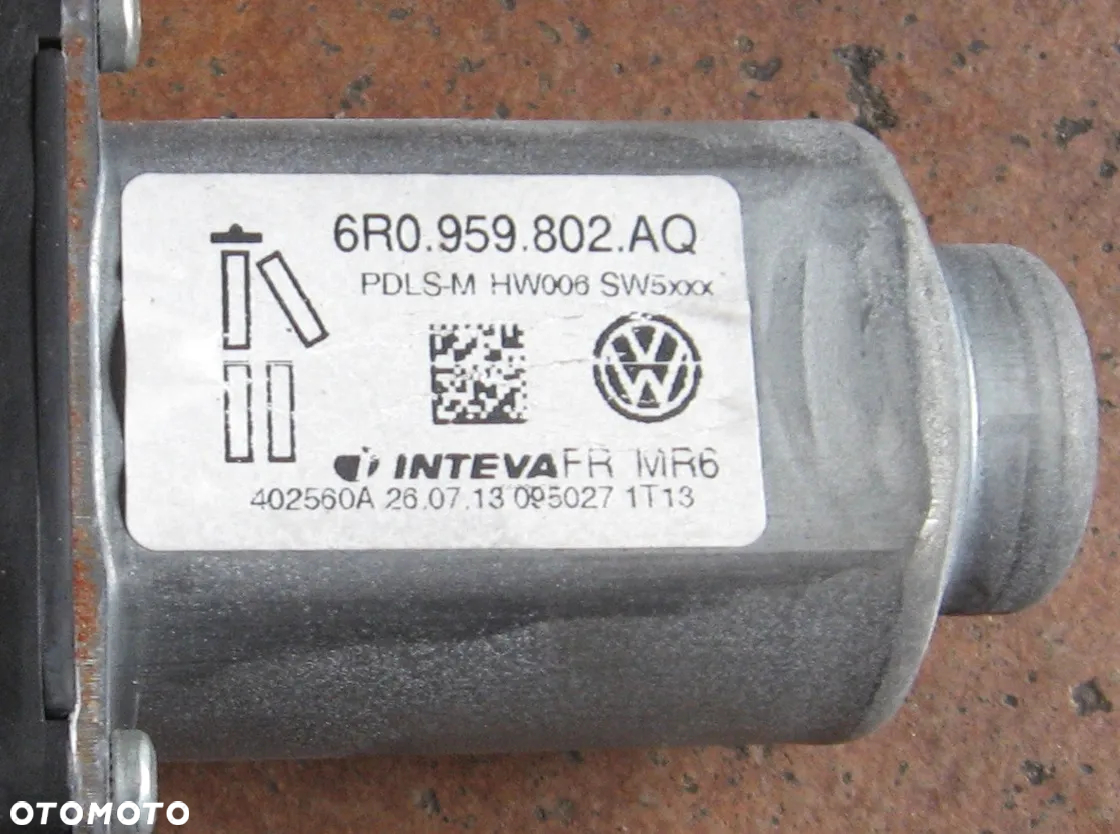 silnik szyby silniczek FABIA II ROOMSTER POLO 6R0959802AQ - 3