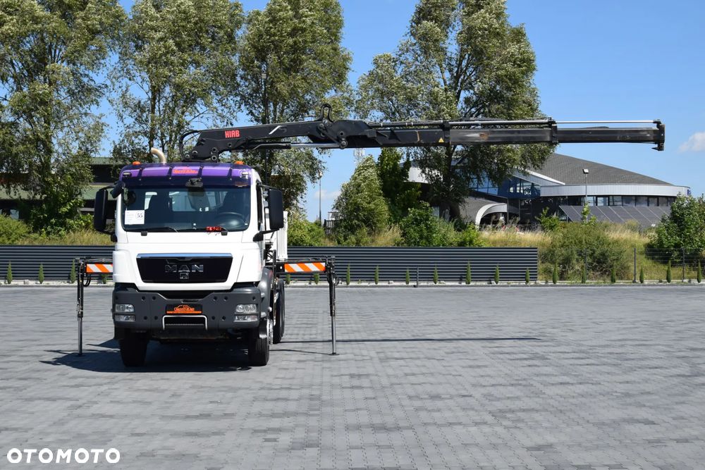 MAN TGS 33.360 / 6x4 / HDS HIAB 122 E-2 HIDUO / STEROWANIE RADIOWE / WYWROTKA / HYDROBURTA / AUTOMAT / KLIMA / TEMPOMAT / KAMERA COFANIA / SPROWADZONY - 8