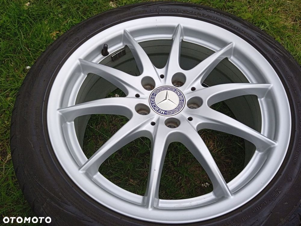 felgi aluminiowe 5x112 Mercedes A B C Klasa W246 W177 opony całoroczne 7mm - 6