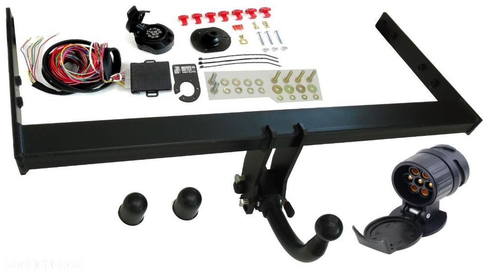 AUDI A3 8P 3+5 DRZWI+SPORTBACK 2008-2013 SŁUPSK ORYGINAŁ AUTO HAK HOLOWNICZY+MODUŁ 13P+ADAPTER 13/7 - 7