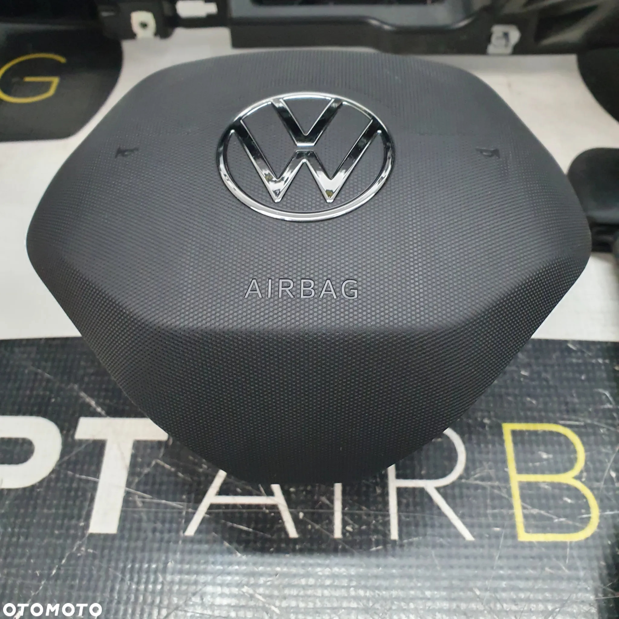 VW ID 3 ID.3 SZARA DESKA ROZDZIELCZA KONSOLA KOKPIT PULPIT PODUSZKI AIRBAG AIR BAG PASY KIT SET - 6
