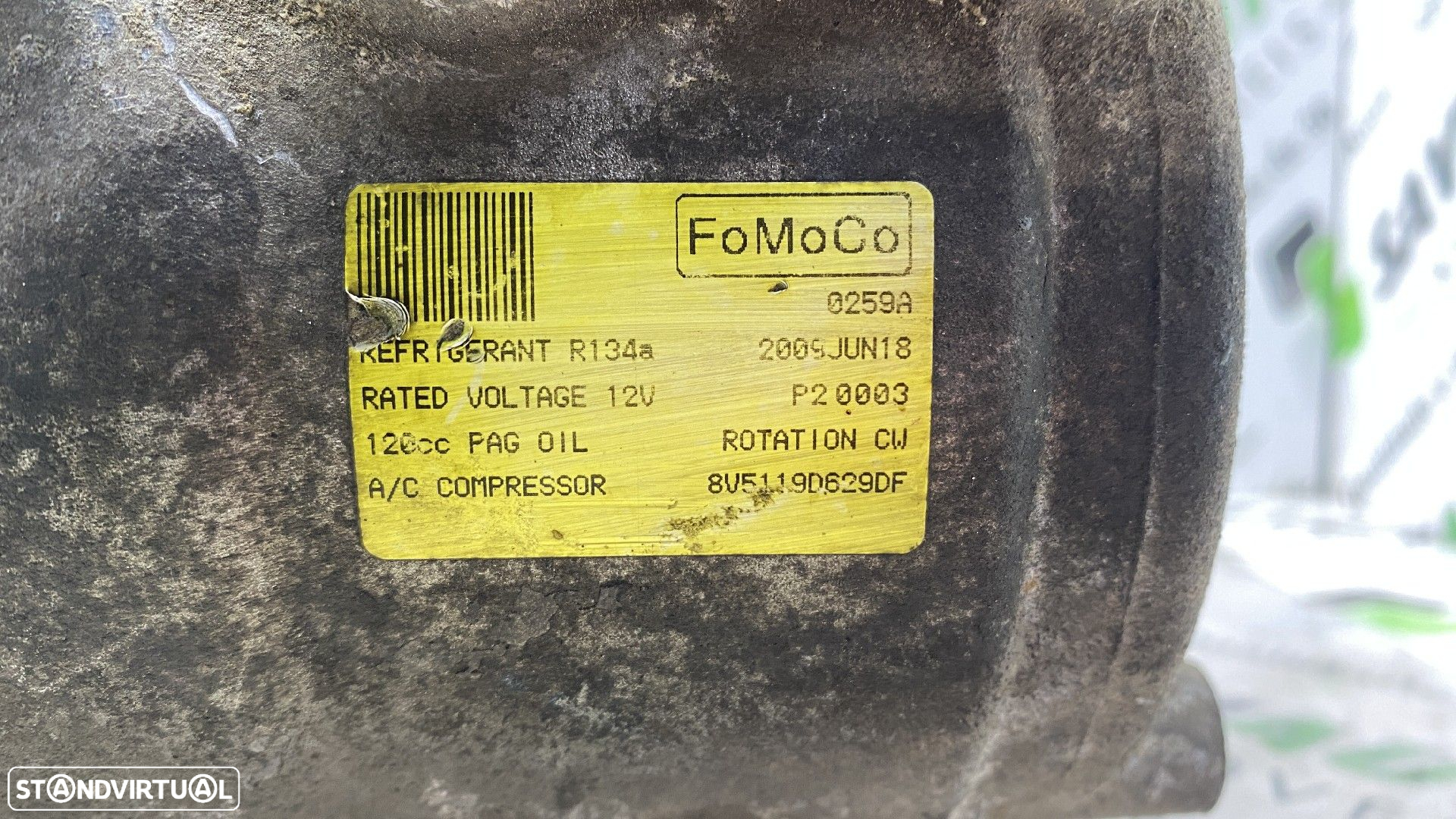 Compressor Ar Condicionado Ford Fiesta Vi (Cb1, Ccn) - 4