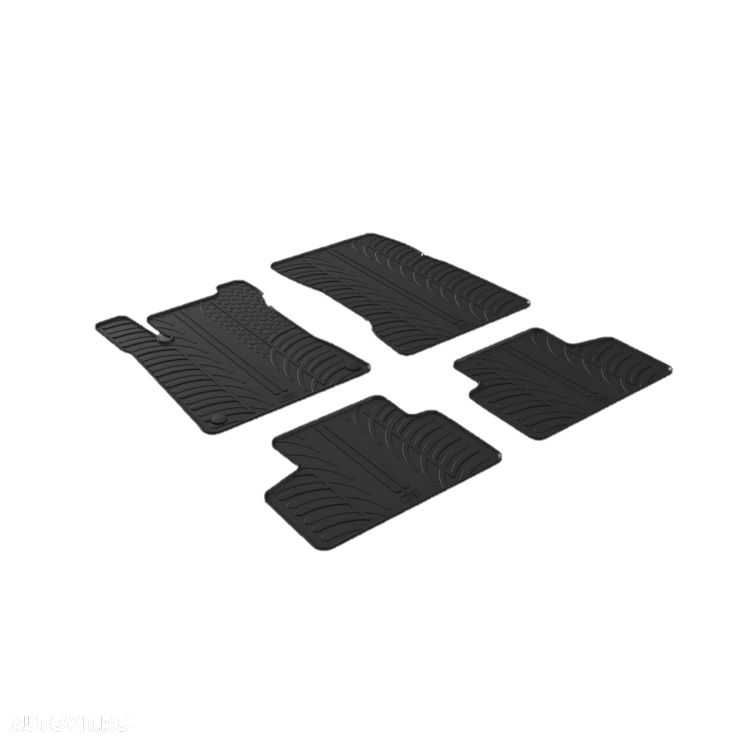 Set covorase auto din cauciuc pentru Mercedes-Benz GLB X247 SUV 11.2019->, Gledring, 4 buc. - 1