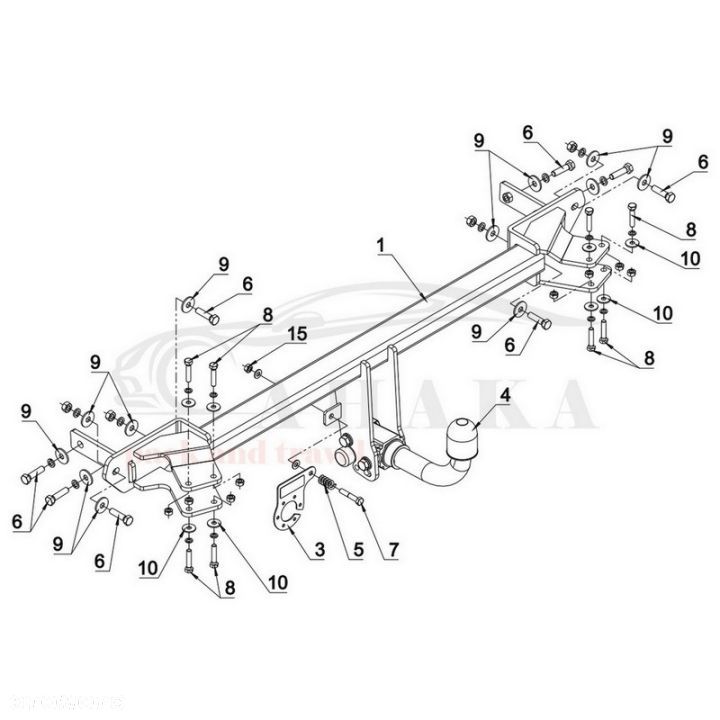 Hak Holowniczy Automat Do Hyundai Kona Od 2017 - 2