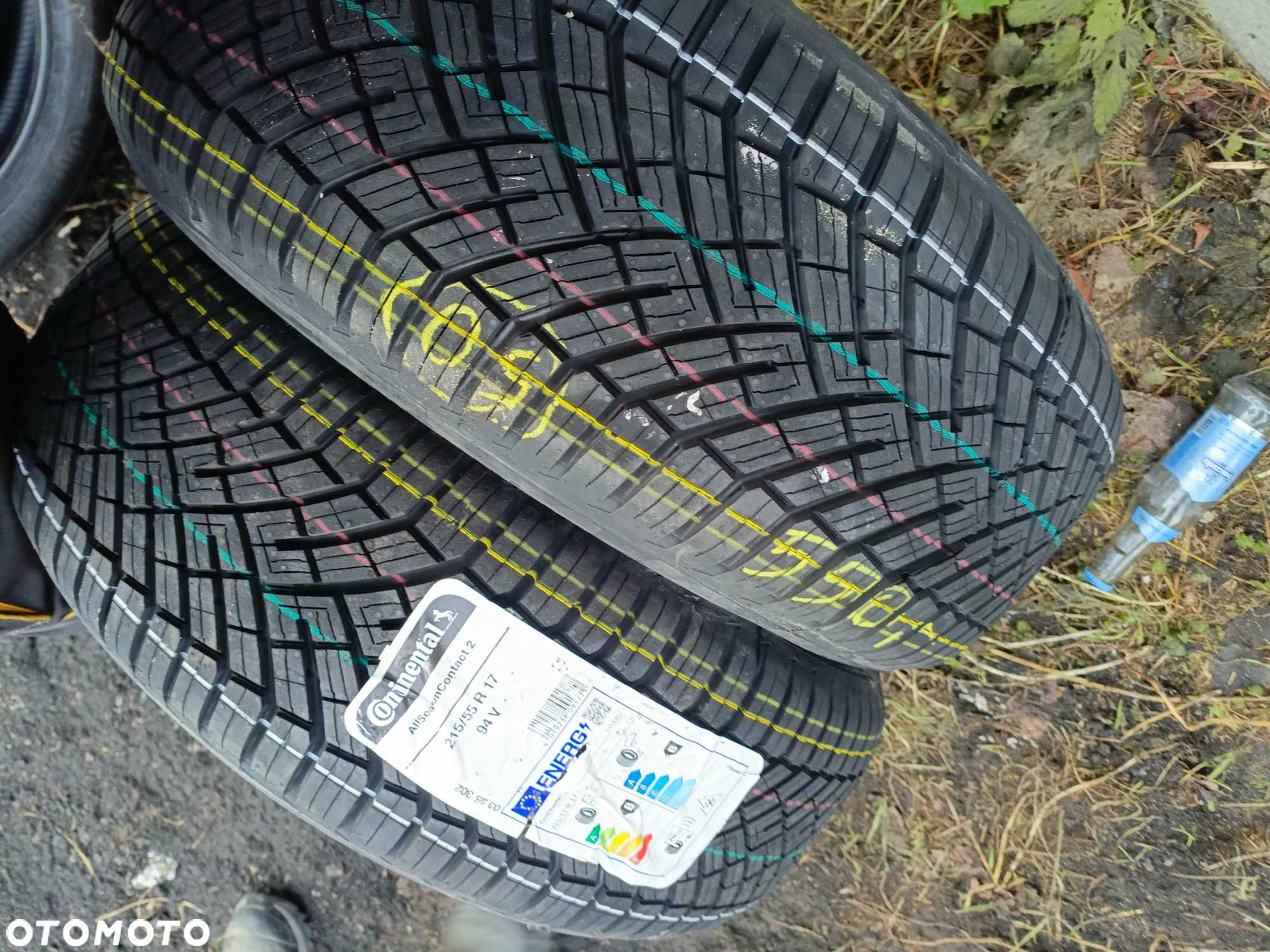 Nowe opony całoroczne wielosezonowe 215/55/17 Continental 2 sztuki 24r - 3