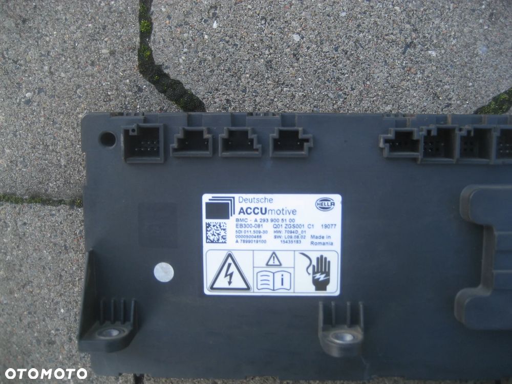 mercedes eqs smart sterownik moduł bmc accu a2939005100 a7899019100 - 4