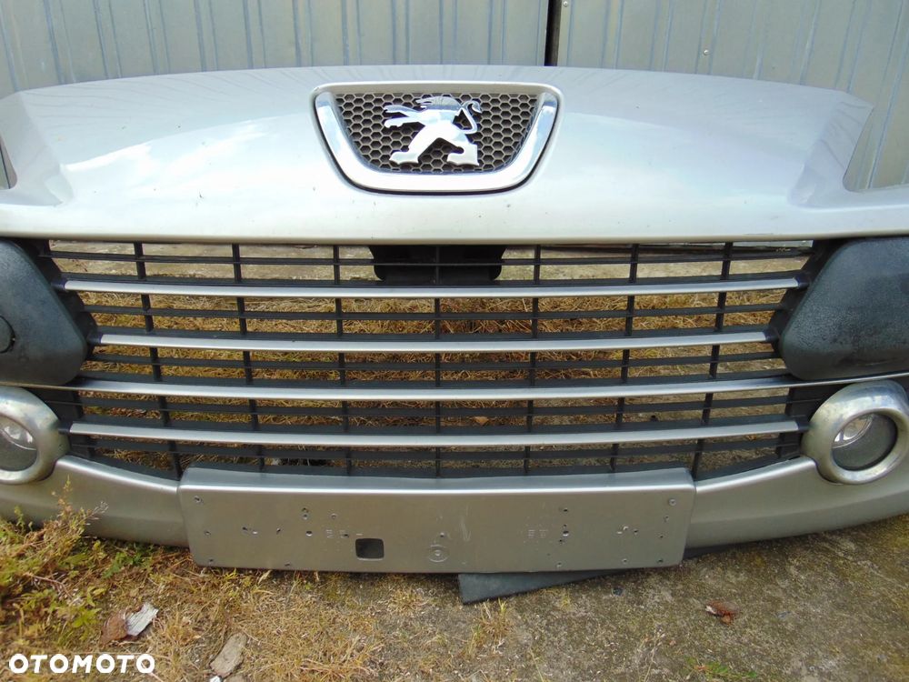 Zderzak przedni przód srebrny Peugeot 307 FL lift 05-08r - 5