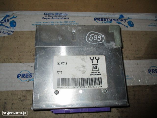Centralina 16163719 OPEL ASTRA F 1992 1.4I 82CV 5P PRETO GM - 1