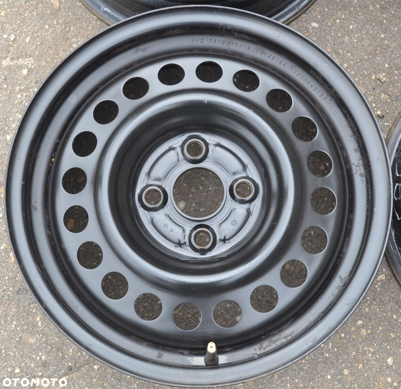 FELGA STALOWA HONDA 4x100 5,5J15 ET 45 x1szt F-369 - 6