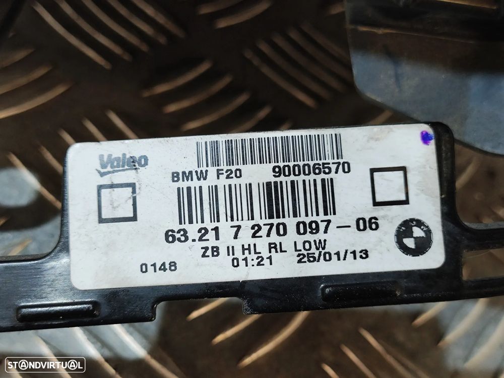FAROLIM FAROLINS TRASEIRO TRÁS ESQUERDO DIREITO ORIGINAL BMW SERIE 1 F21 F20 63217270097 7270097 63217270098 7270098 - 8