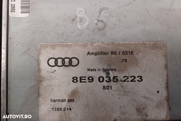 Amplificator audio 8E9035223 8E9035223 Audi A4 B6 [2000 - 2005] Avant - 5