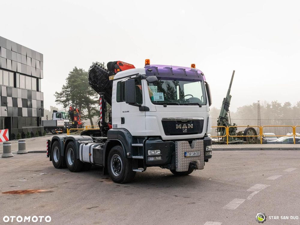 MAN TGS 33.400 6x4 PALFINGER PK 29002 HDS Żuraw Wciągarka Ciągnik - 10