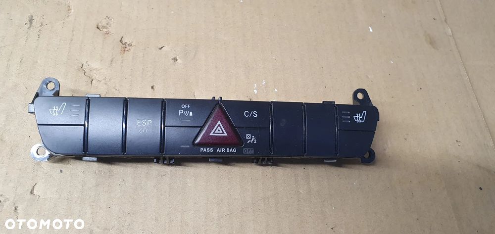 Przełącznik włącznik świateł awaryjnych grzania foteli ESP PDC Mercedes R-Klasa W251 R251 A2518704510 - 4