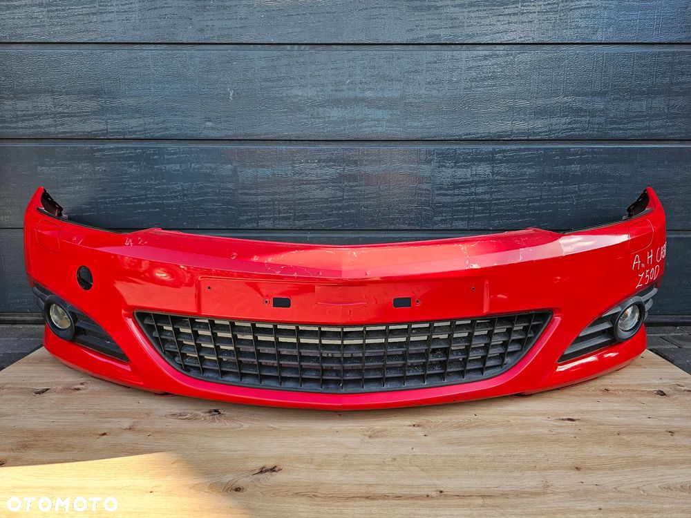 ZDERZAK PRZÓD PRZEDNI OPEL ASTRA H CABRIO GTC Z50D HALOGENY KRATKI - 2