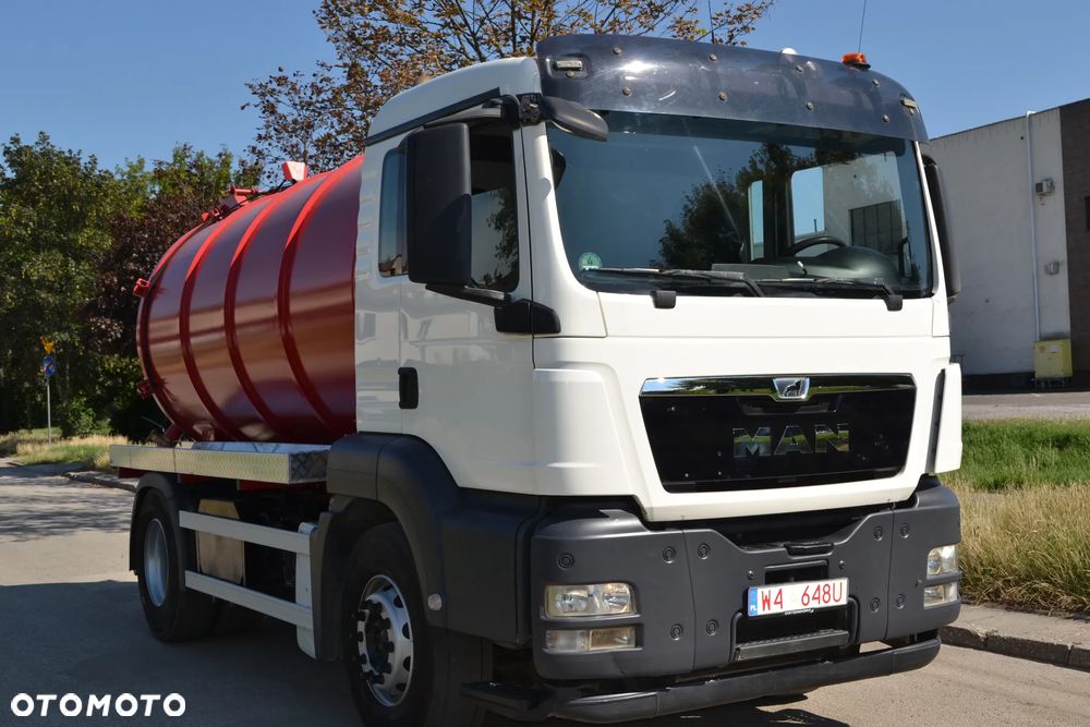 MAN TGS 18.440 ASENIZACYJNY SZAMBIARKA NOWA BECZKA 12.5 m³ POMPA JUROP KLIMATYZACJA SPECJALNY - 2