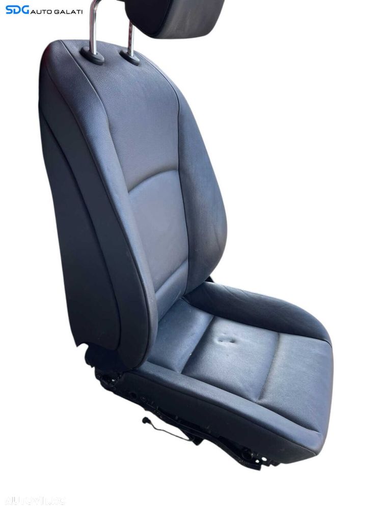 Scaun Piele Neagra cu Incalzire Stanga Fata Sofer BMW Seria 5 F10 F11 2009 - 2017 Cod 52107234966 52107266345 52109144893 52107230648 [B4800] - 11
