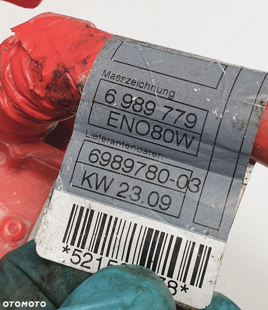 KLEMA PLUSOWA PRZEWÓD BMW 5 F10 6989779 - 5