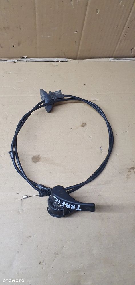 Klamka raczka dźwignia otwierania maski linka cięgno Renault Trafic III Vivaro B - 1