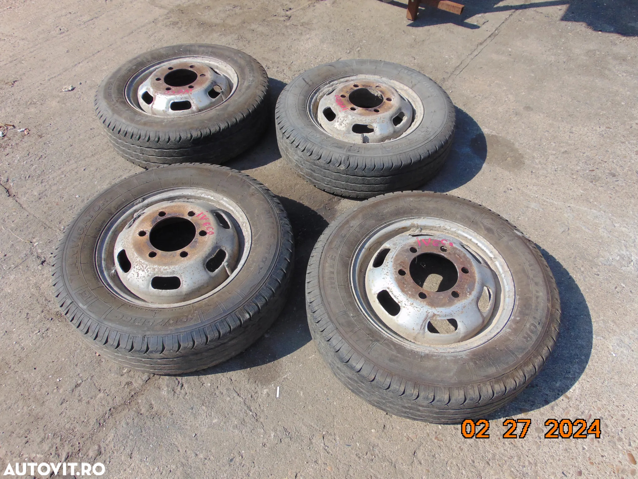 Jante Iveco Daily r16 set jante iveco r16 cu anvelope - 2