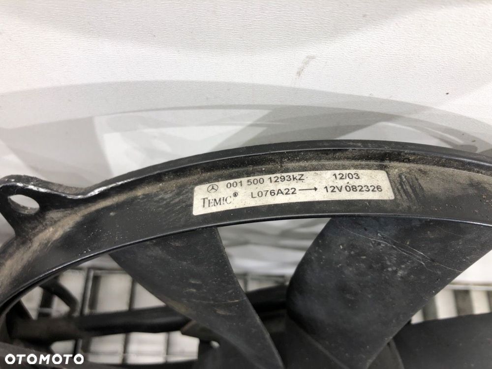 WENTYLATOR CHŁODNICY - 290.00 PLN - MERCEDES-BENZ CLK (C208) 1997 - 2003 55 AMG (208.374) 255 kW - 2