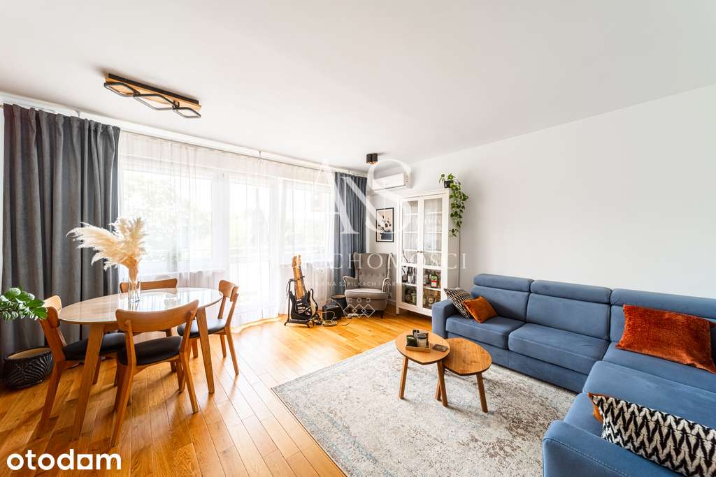 3 pokoje po remoncie | Klimatyzacja | Balkon