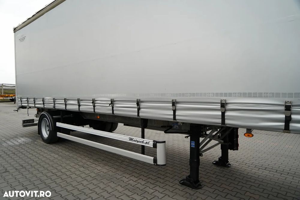 Fruehauf CITYLINER CORTINĂ / 1 AXĂ / DIRECȚIE / LUNGIME 11 M / CUREA CĂRUCIOR / PODEA REZISTENTĂ - 9