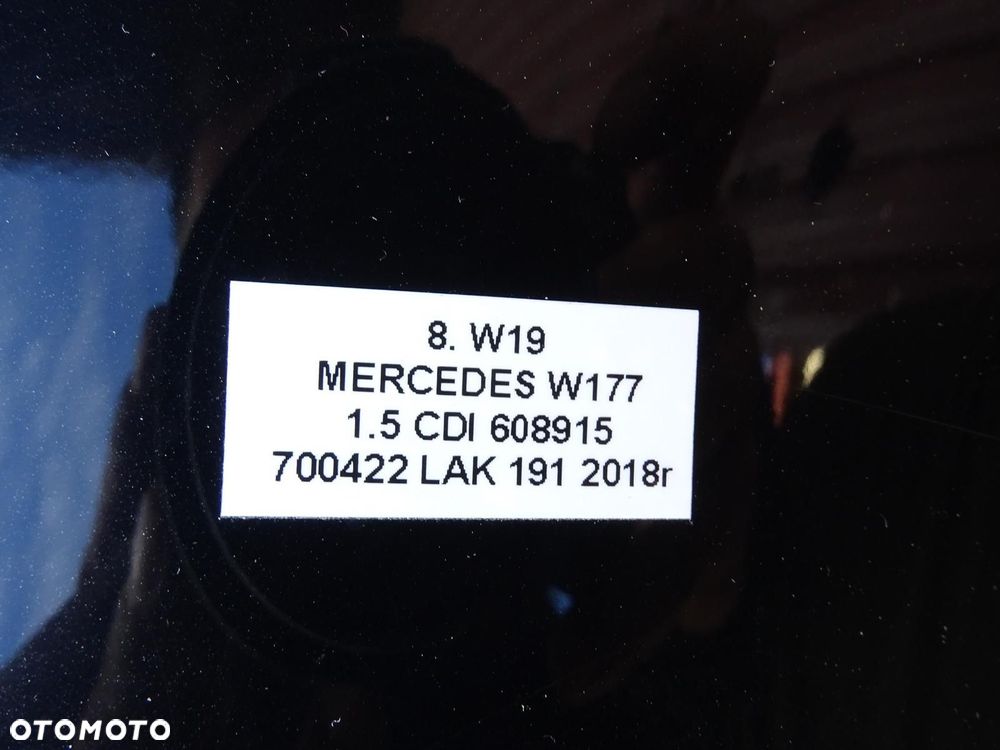 ZDERZAK TYŁ TYLNY 6x PDC LAKIER 191 MERCEDES A-KLASA W177 18-23r - 15