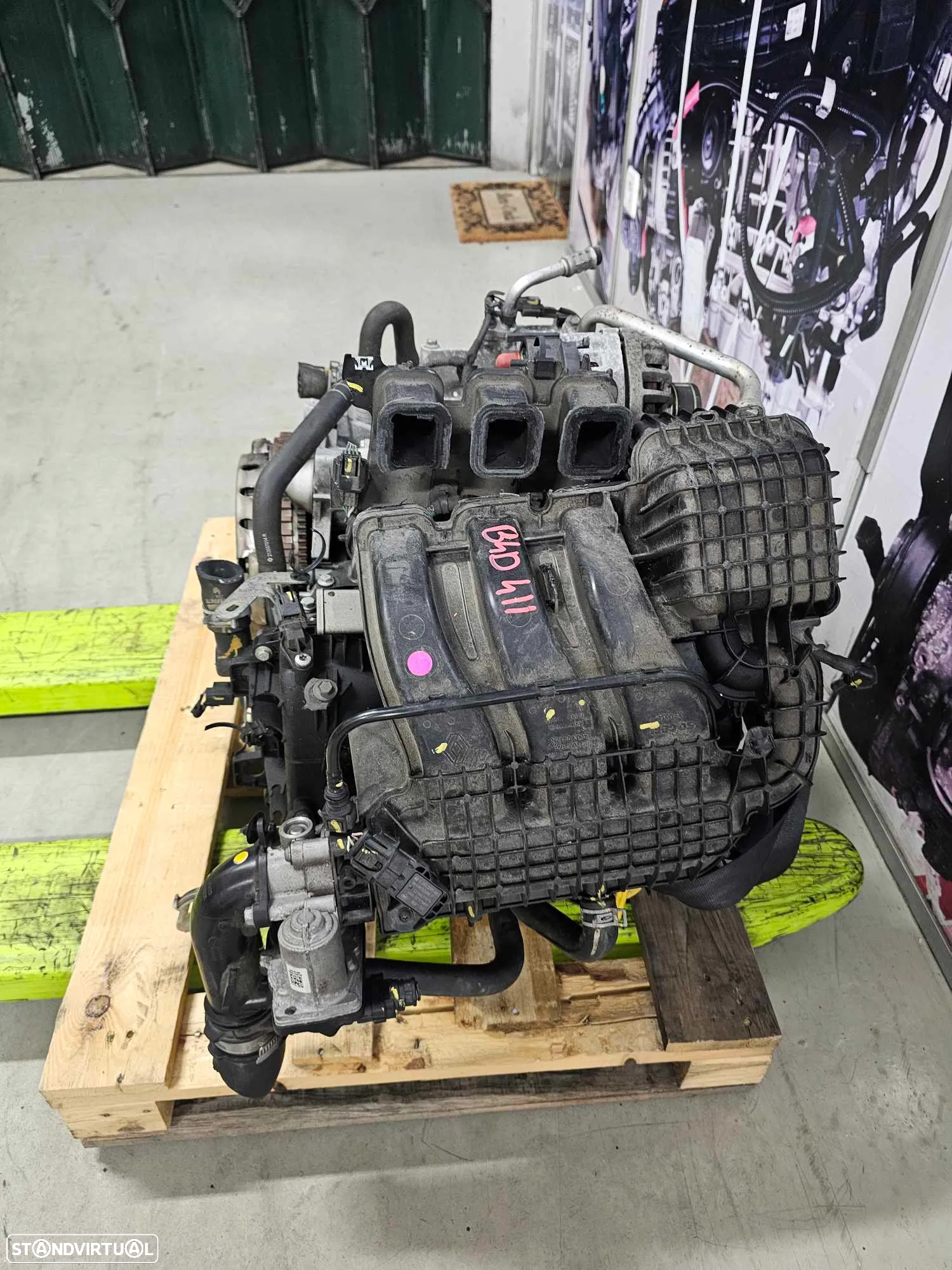 Motor Renault Clio IV 1.0 SCE 2019, ref: B4D 411 - 2