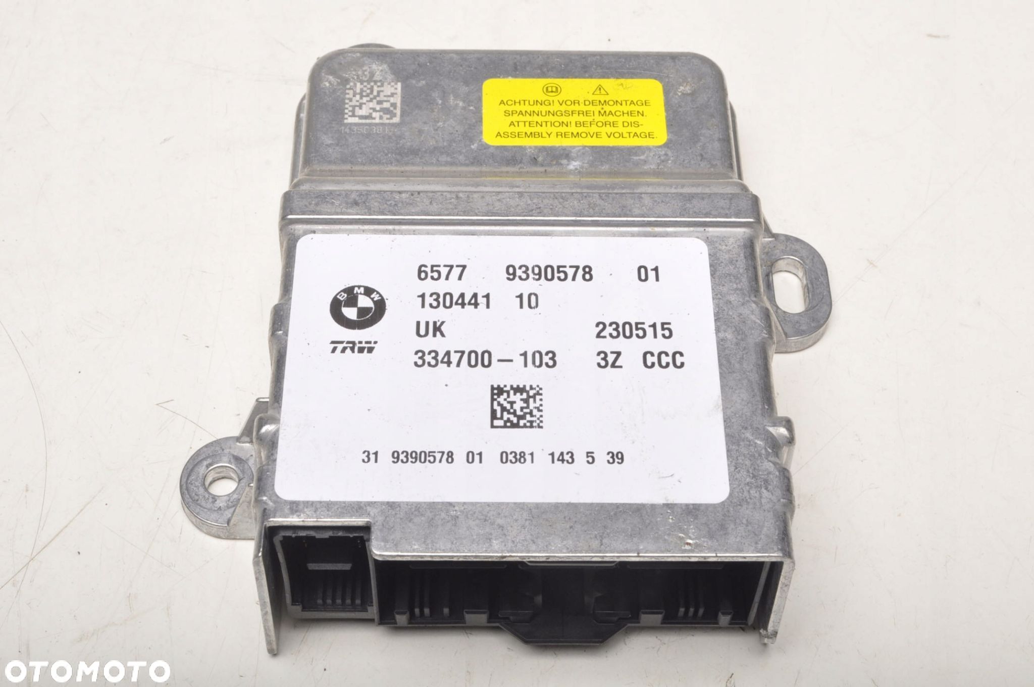 MINI F56 SENSOR PODUSZKI AIRBAG 9390578 - 1