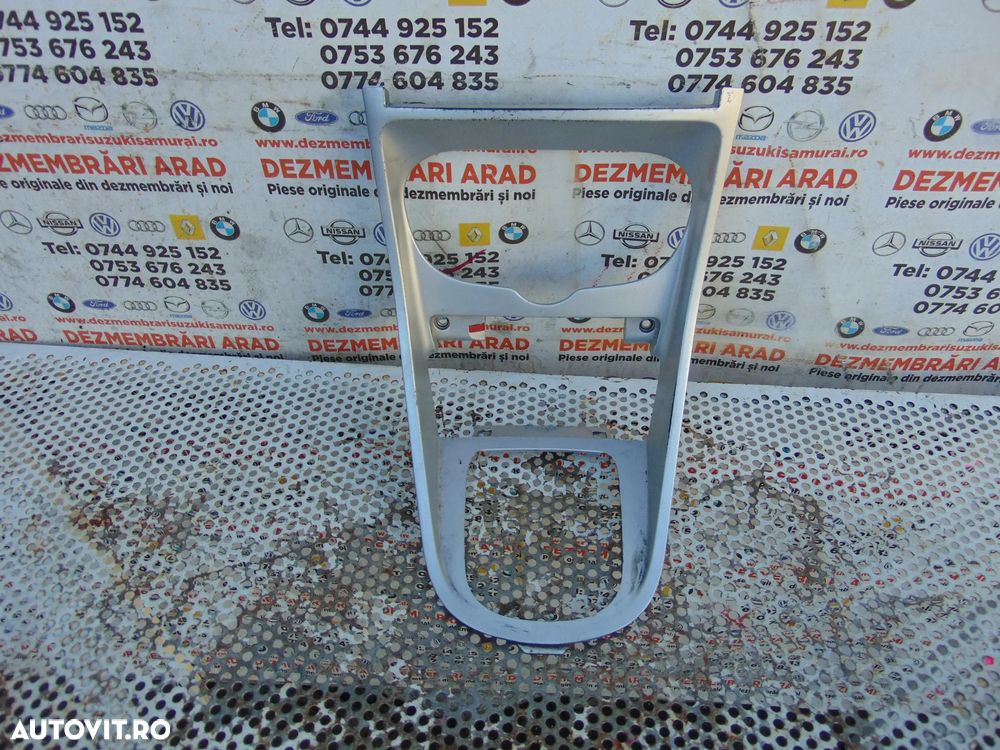 Ornament central bord Peugeot 307cc trim consola bord grila schimbator 9636013877 - 2