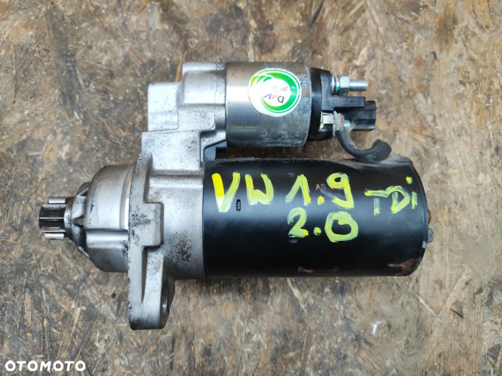 rozrusznik AS 0243 12V 1,7Kw do VW AUDI SEAT SKODA 1,9 / 2,0 tdi, prawie nowy - 1