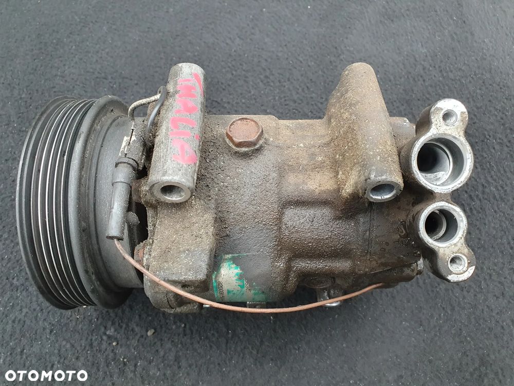 RENAULT THALIA I 1.4 8V CLIO II KANGOO I 1.5DCI KOMPRESOR SPRĘŻARKA KLIMATYZACJI 8200315744 SANDEN ORYGINAŁ POSIADAM 2SZT - 1