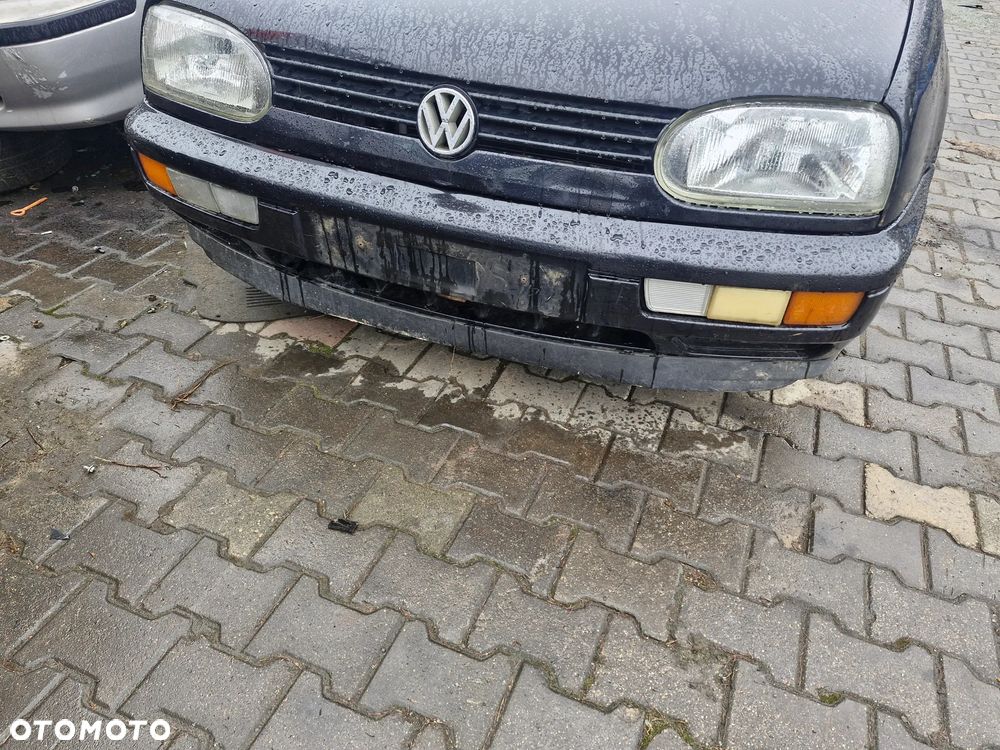 VW GOLF 3 III maska zderzak drzwi szyby lusterka 1.6 silnik skrzynia demontaż - 2