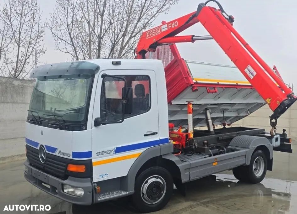 Mercedes-Benz Atego 1017 Camion Basculabil cu Macara - 8