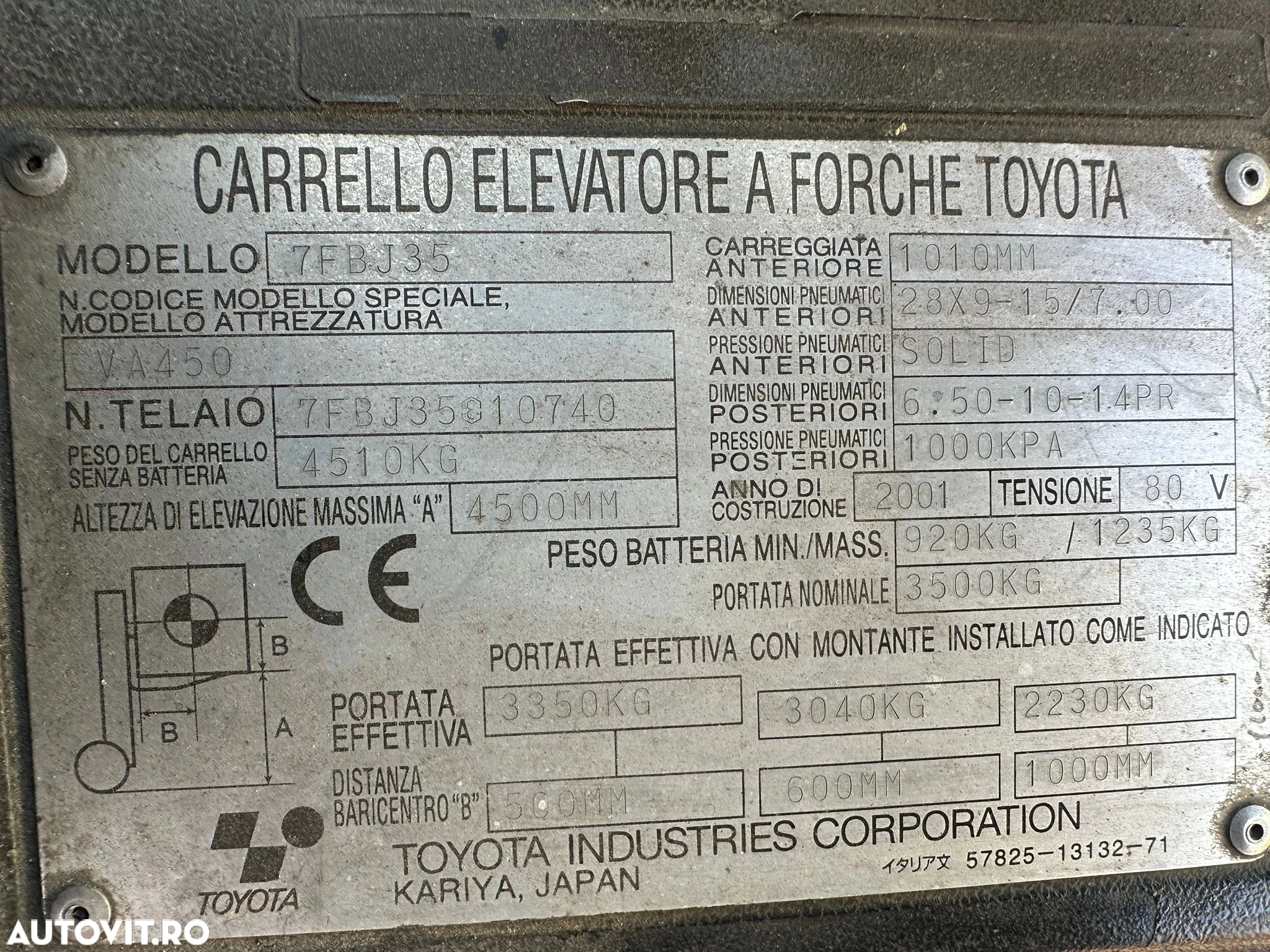 Toyota 7fbj35 - 9