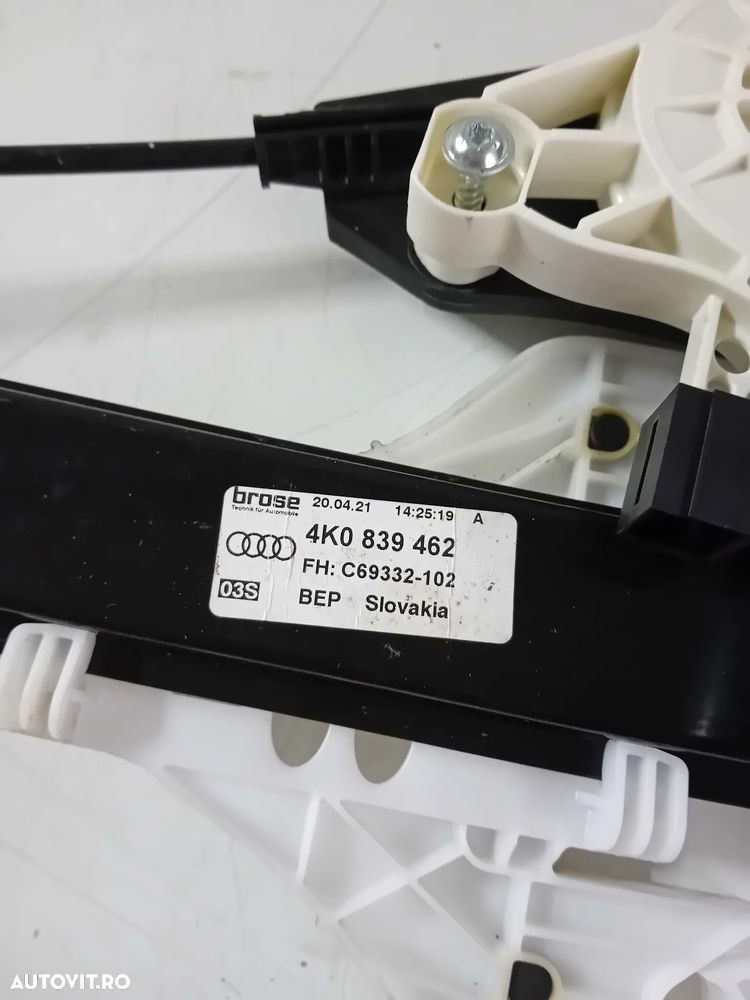 Macara Geam Electrica Dreapta Spate Audi A6 4K C8 AN 2018-2024 - 5