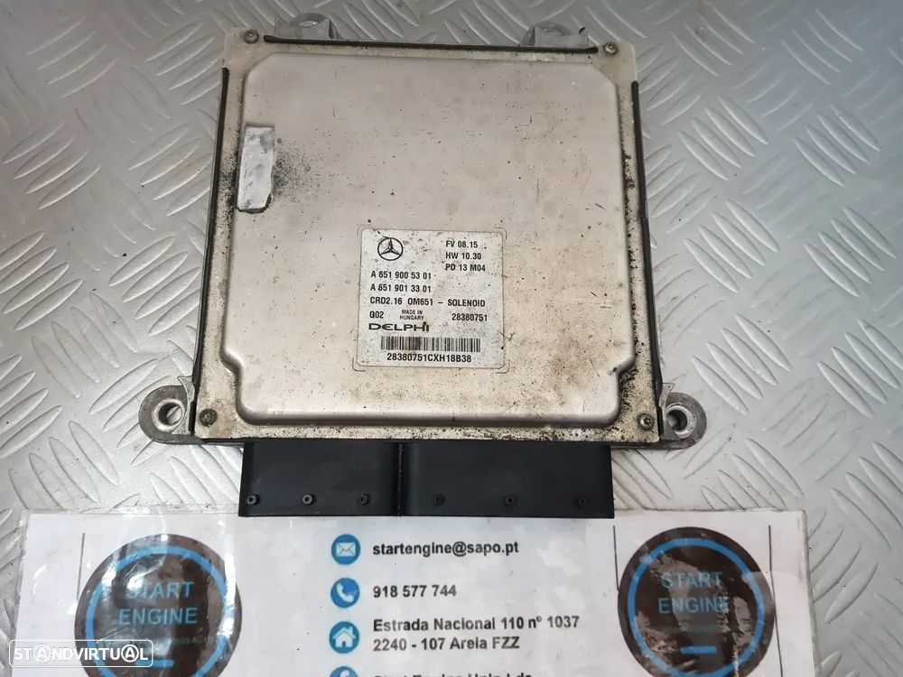 Centralina unidade do motor Mercedes Classe C W204 Classe E W207 W212 220 cdi 250 cdi - 1