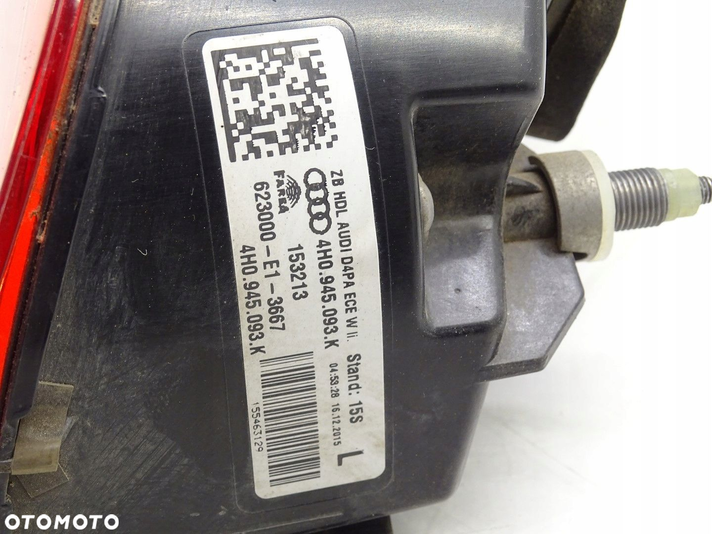 LAMPA LED MATRIX LEWA TYLNA LEWY TYŁ W KLAPĘ AUDI A8 S8 D4 LIFT 4H0945093K - 6
