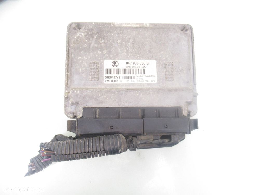 STACYJKA STEROWNIK SKODA FABIA I 1.4 047906033G 5WP4018212 6Q2937049C - 15