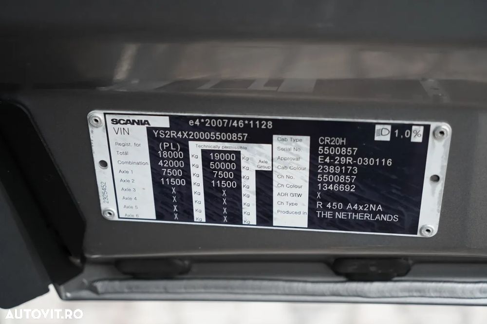 Scania R 450 / RETARDER / NAVI - 36