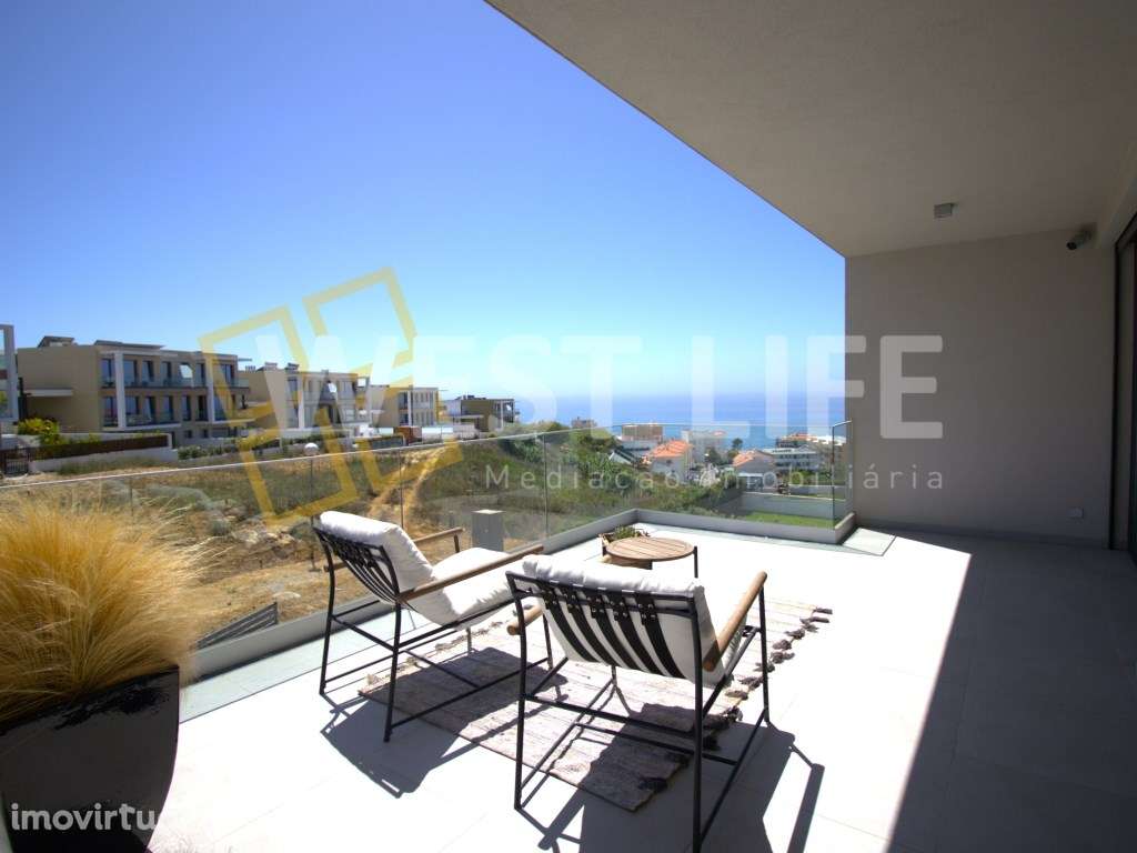 Moradia T4 com piscina de água salgada aquecida - Vista mar fabulos... - Grande imagem: 4/47