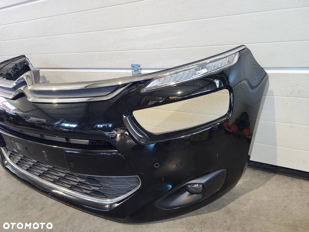Citroen C4 PICASSO II 2 zderzak przód kompletny 6PDC CZARNY - 3