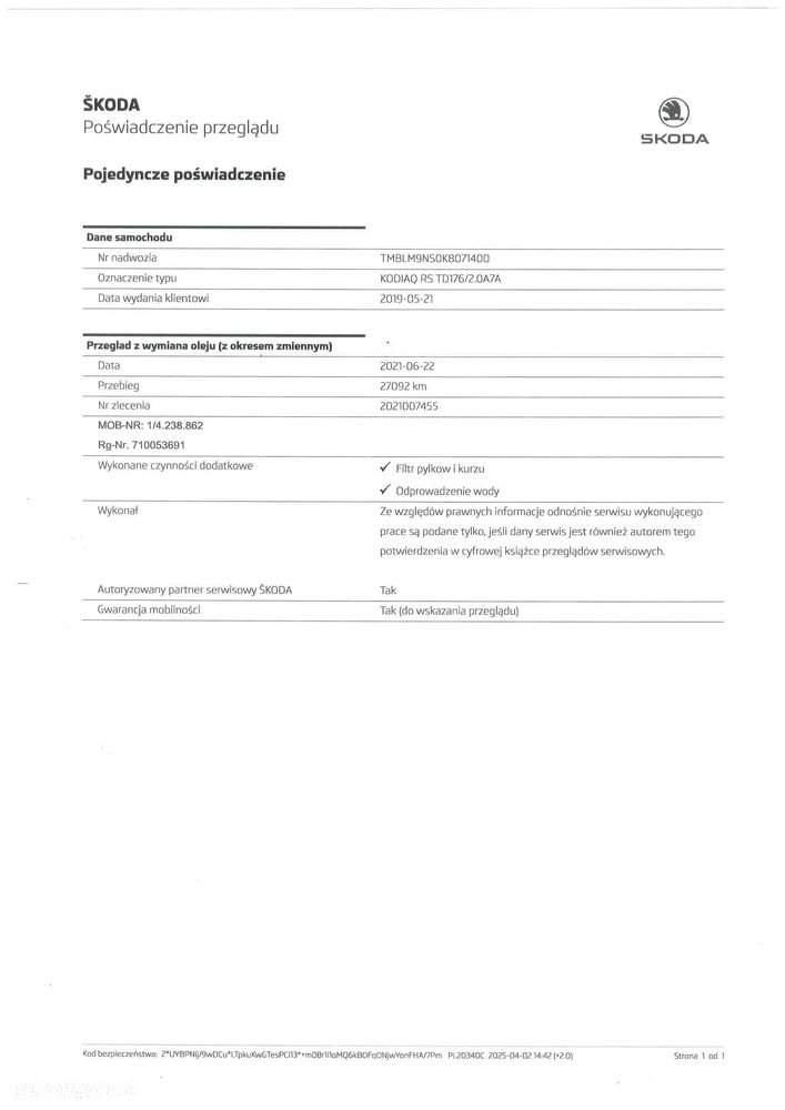 Skoda Kodiaq 2.0 Bi-TDI 4x4 DSG RS - 34