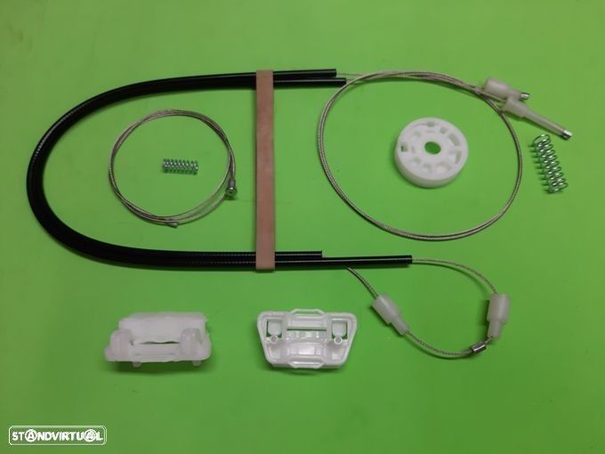 Kit reparar elevador vidro Audi Bmw Vw Mercedes Fiat Seat Renault Skoda Peugeot NOVO - 4