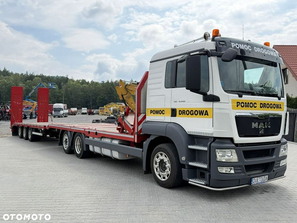 MAN TGS 26.440 6x2 E6 Laweta Tandem Przejazdowy Przyczepa 3-osiowa - 7