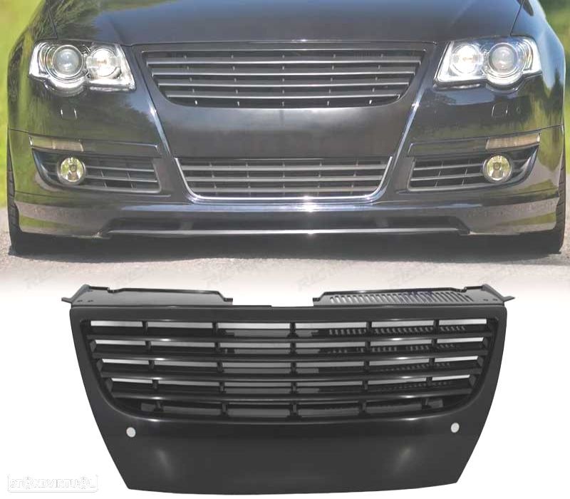 GRELHA VOLKSWAGEN VW PASSAT 05-10 PRETA PDC - 1